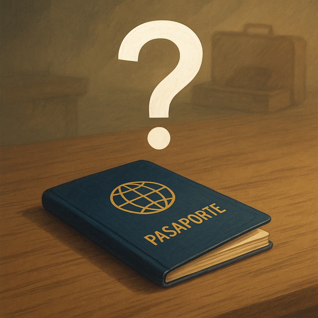 Qué hacer si pierdo mi pasaporte? Ataque de pánico?