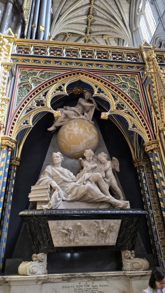 Tumba de Newton - Westminster Abbey